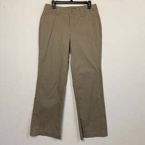 Eddie Bauer Blakely Fit Tan Khaki Cotton Stretch Chino Pants Size 10 New